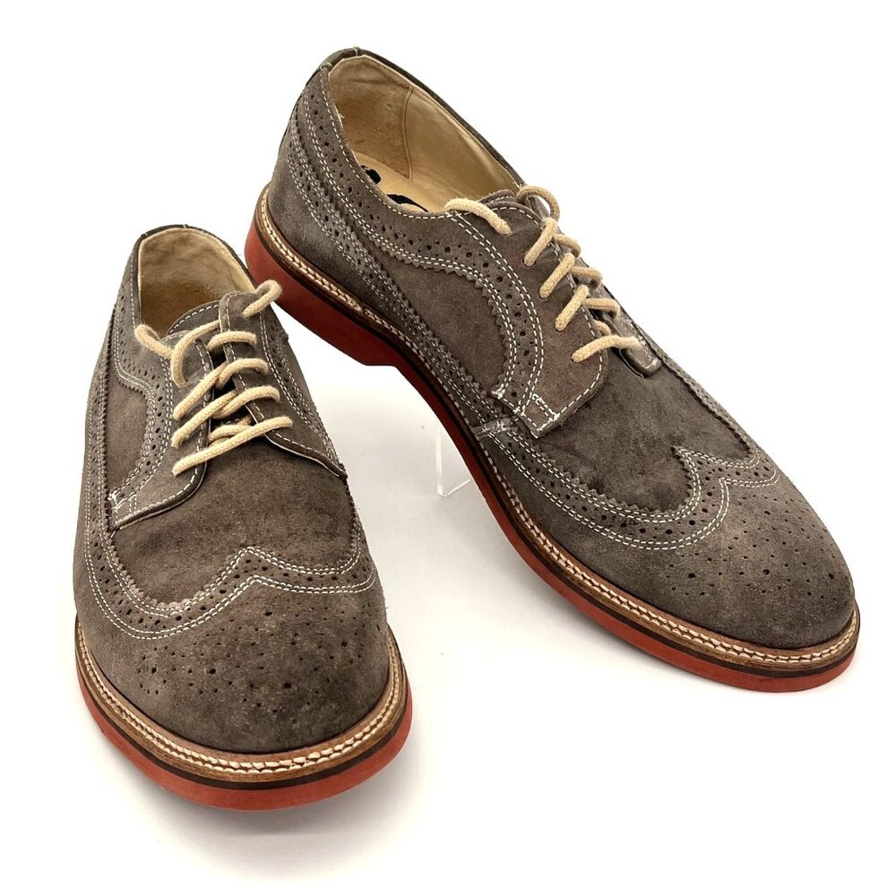 1901 Derby Wingtip Oxford Shoes Mens 11.5M Gray Suede Leather Upper Nordstrom